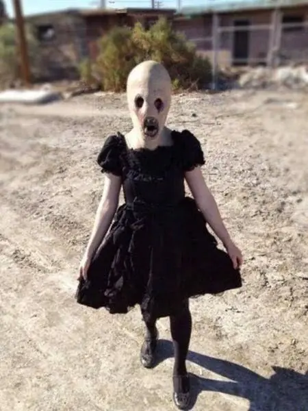 The black dress