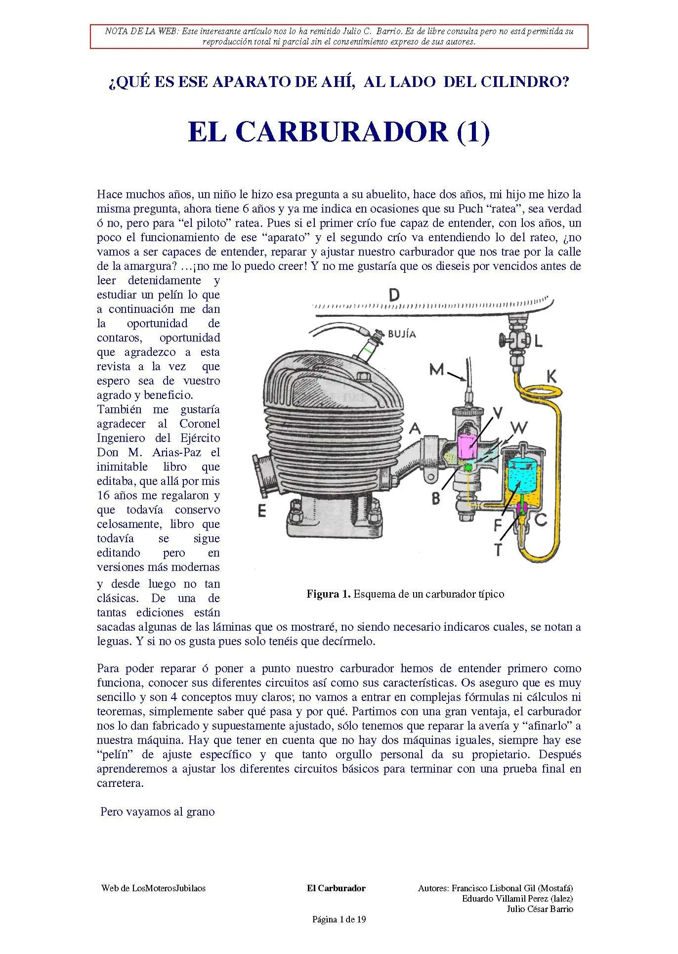 Carburardor de motos
