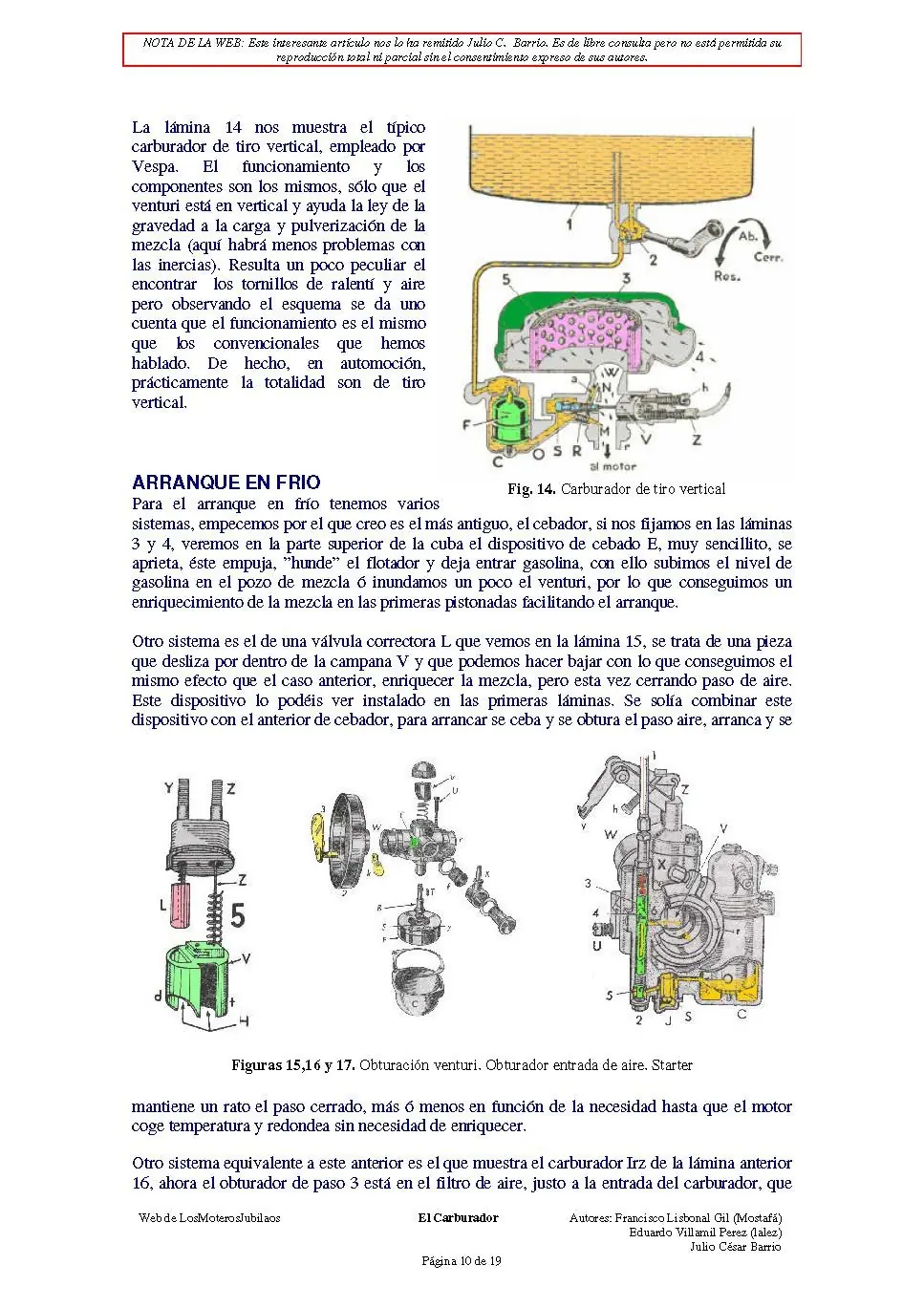 carburadores de motos