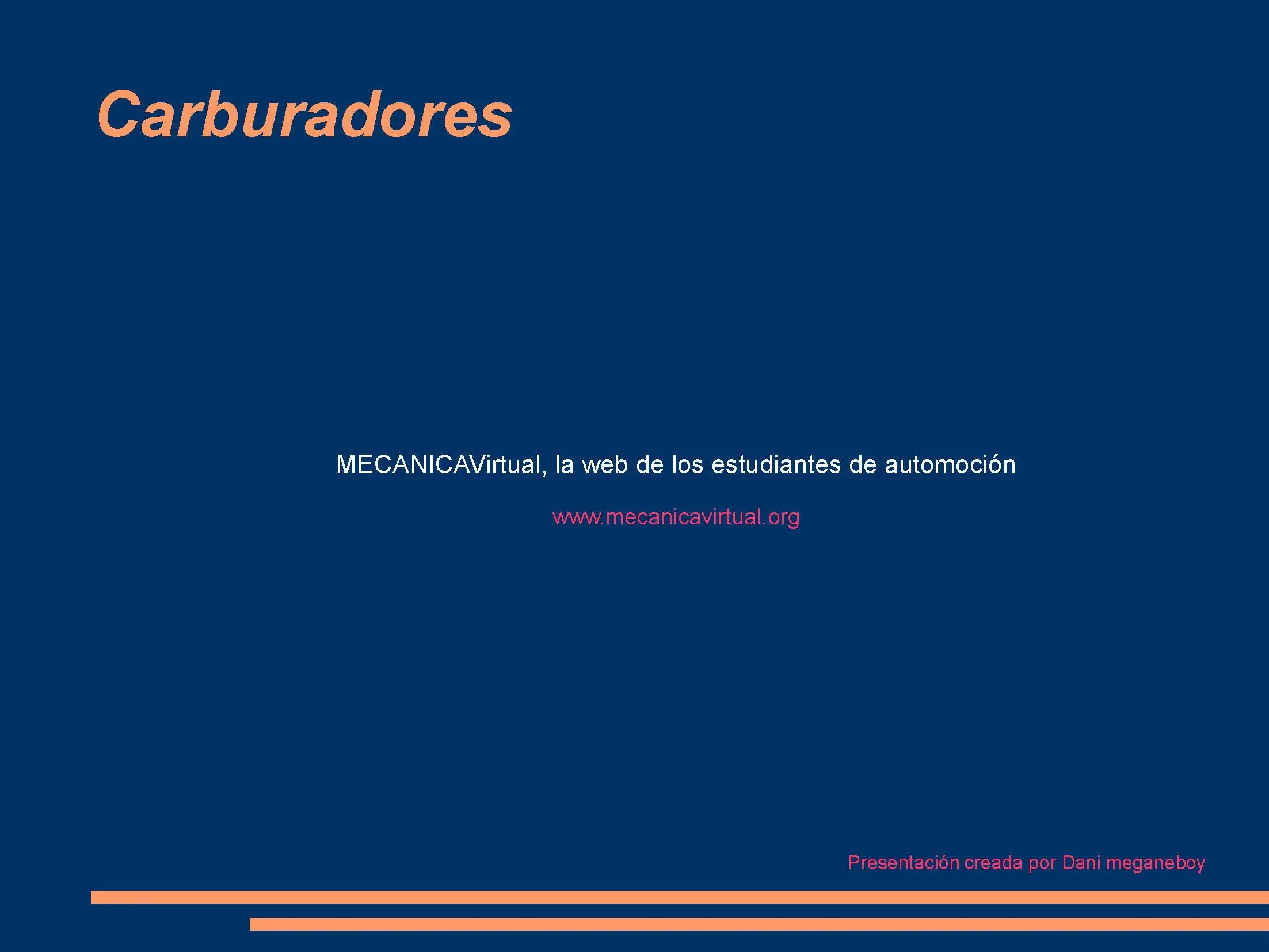 carburadores de mecanica