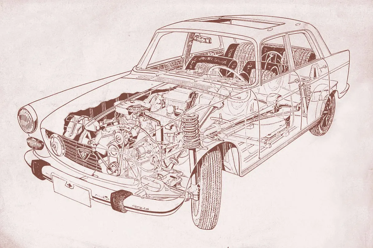 Peugeot 404 GP visto por dentro