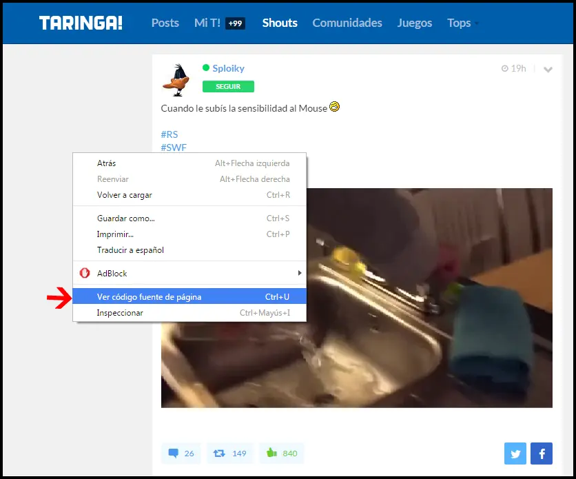 Descargar vídeos de shouts del Mi T! Sin programas