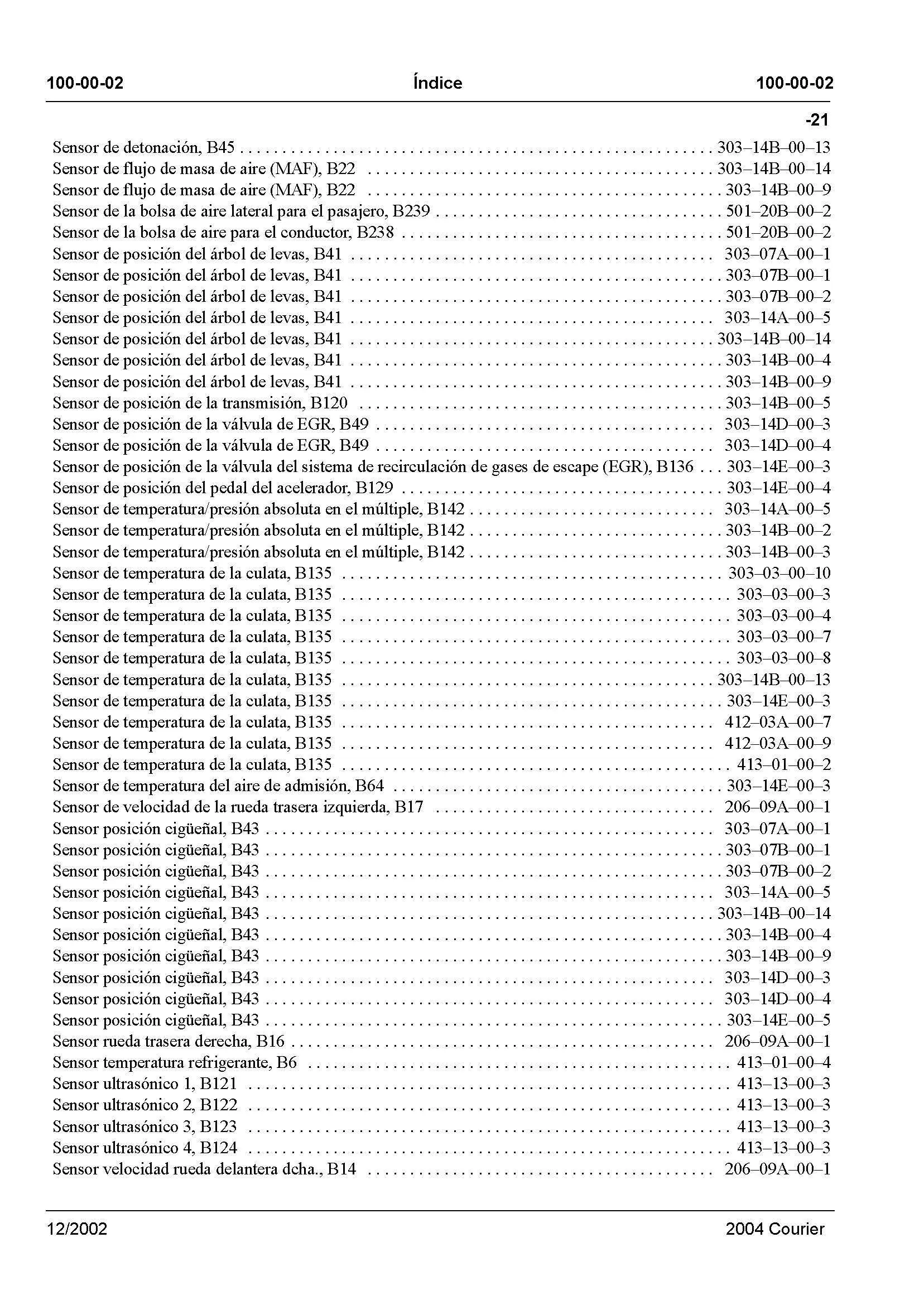 ford courier diagrama de cableado parte 2