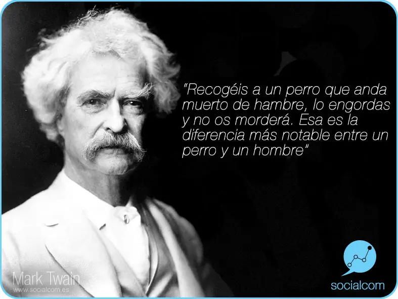 Frases de Mark Twain en aniversario