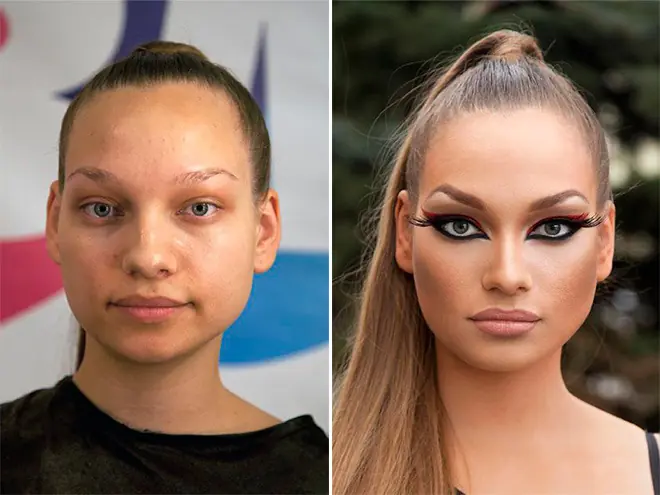 Maquillaje: Antes y después!