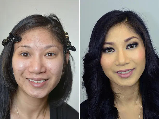 Maquillaje: Antes y después!