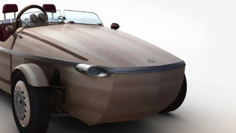 auto de madera