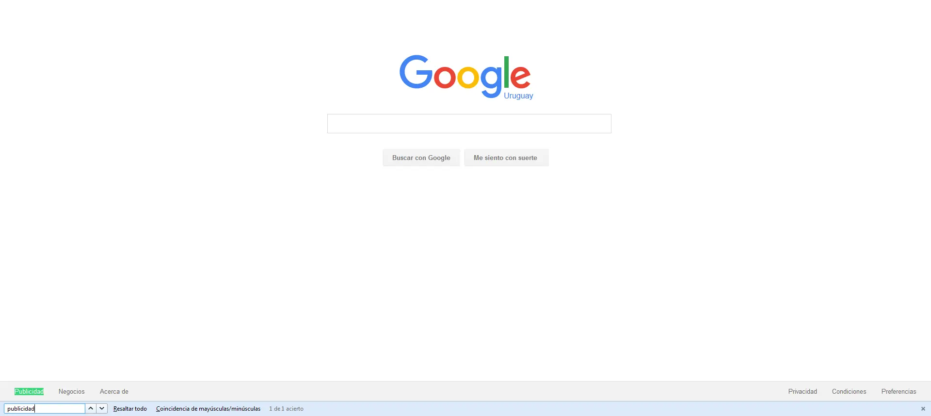 buscador de parte inferior naveg
