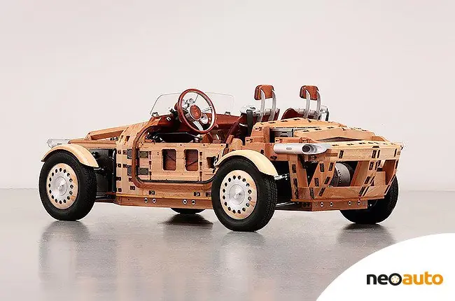 toyota presenta su auto de madera "Toyota Setsuna Concept"