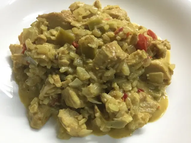 Pollo con Arroz Yamaní al Curry [Foto-Receta]