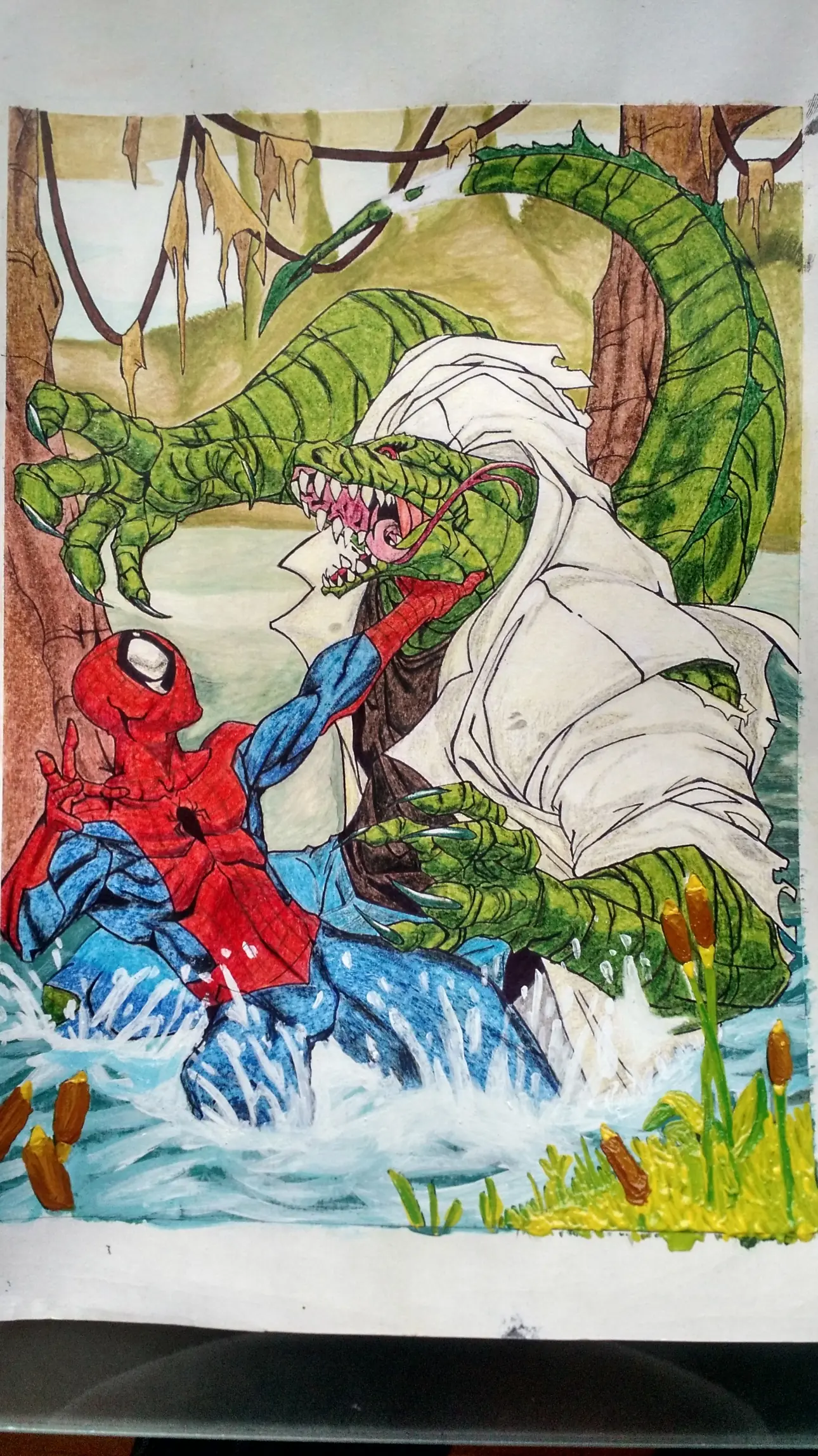 Dibuje a SPIDERMAN y soy más Virgo
