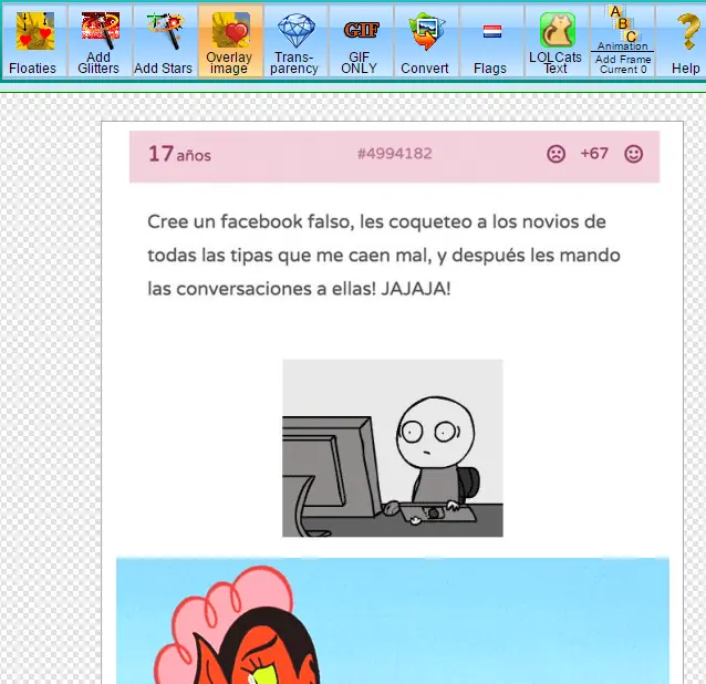 Creá tus gifs combinados, con caras editadas, subtítulos y +