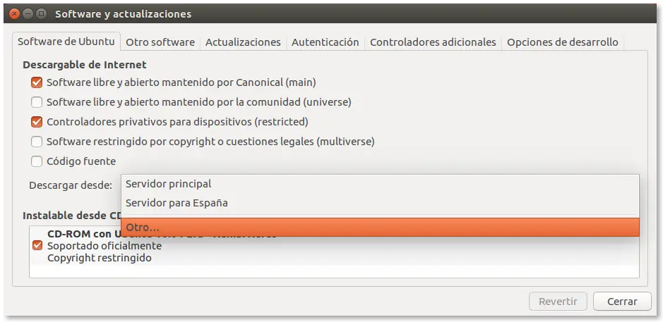 post instalacion