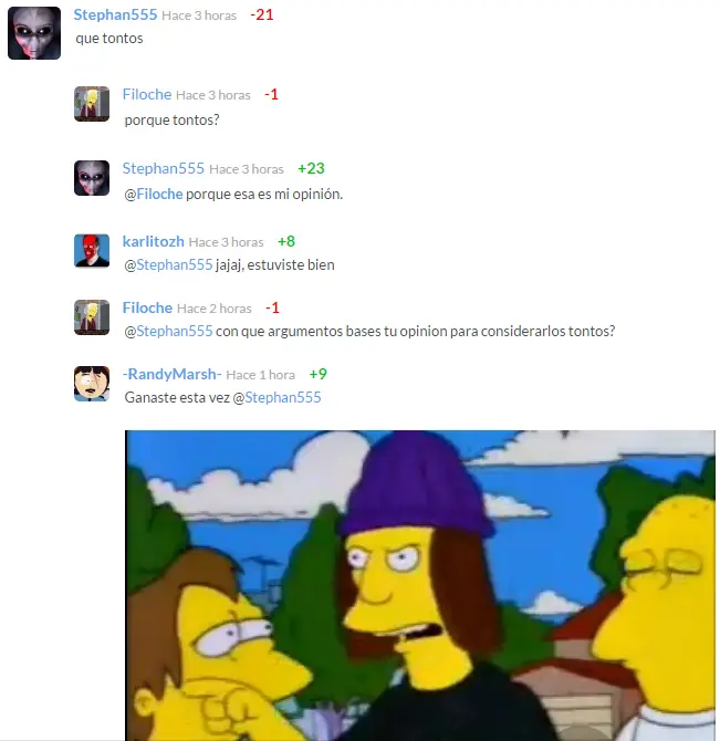 comentarios de taringa