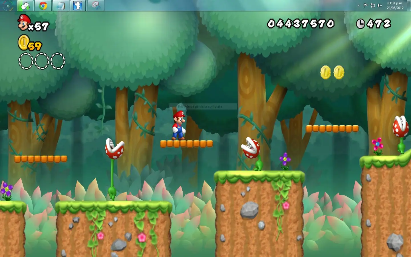 New Super mario bross de wii jugalo en PC![Capturas Propias]