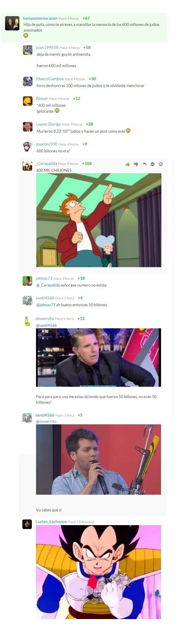 comentarios de taringa