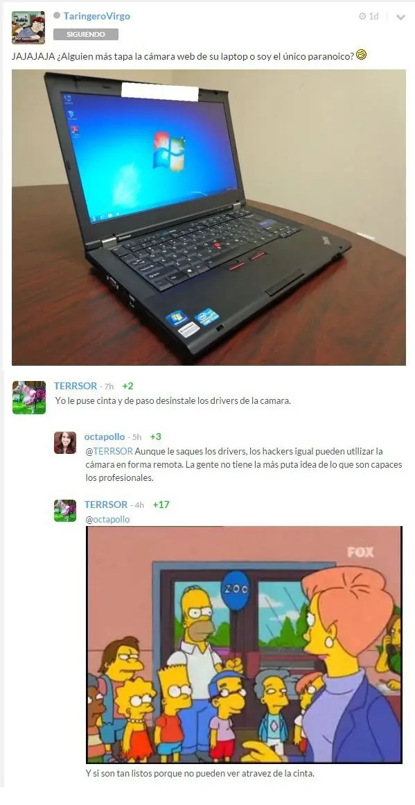 comentarios de taringa
