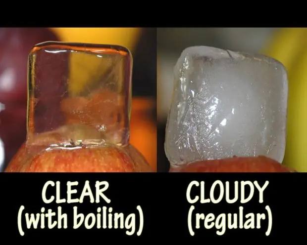 Como hacer hielo cristalino!(transparente)