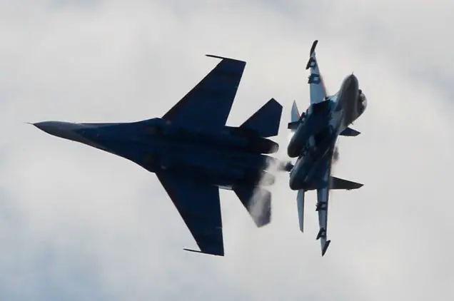Maniobras inverosímiles a bordo del caza ruso Su-27 Maniobras inverosímiles a bordo del caza ruso Su-27