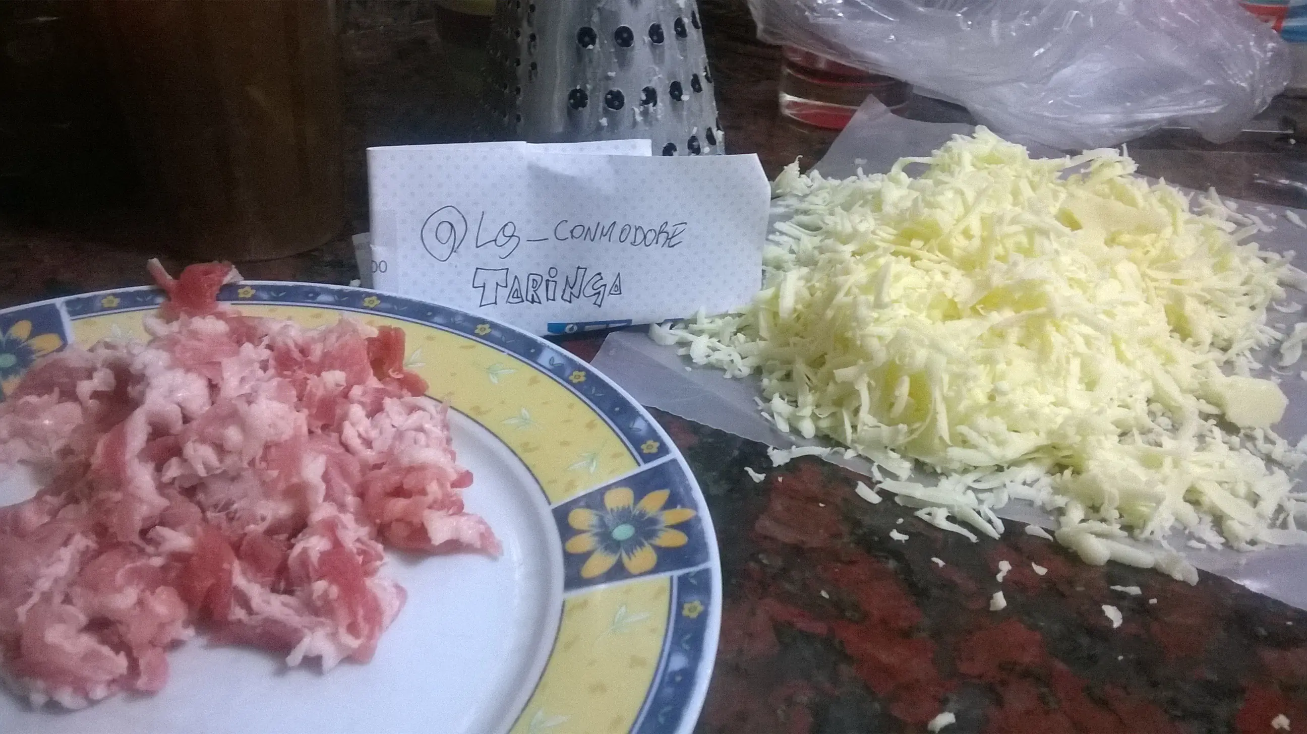 PAPAS CON PANCETA Y QUESO