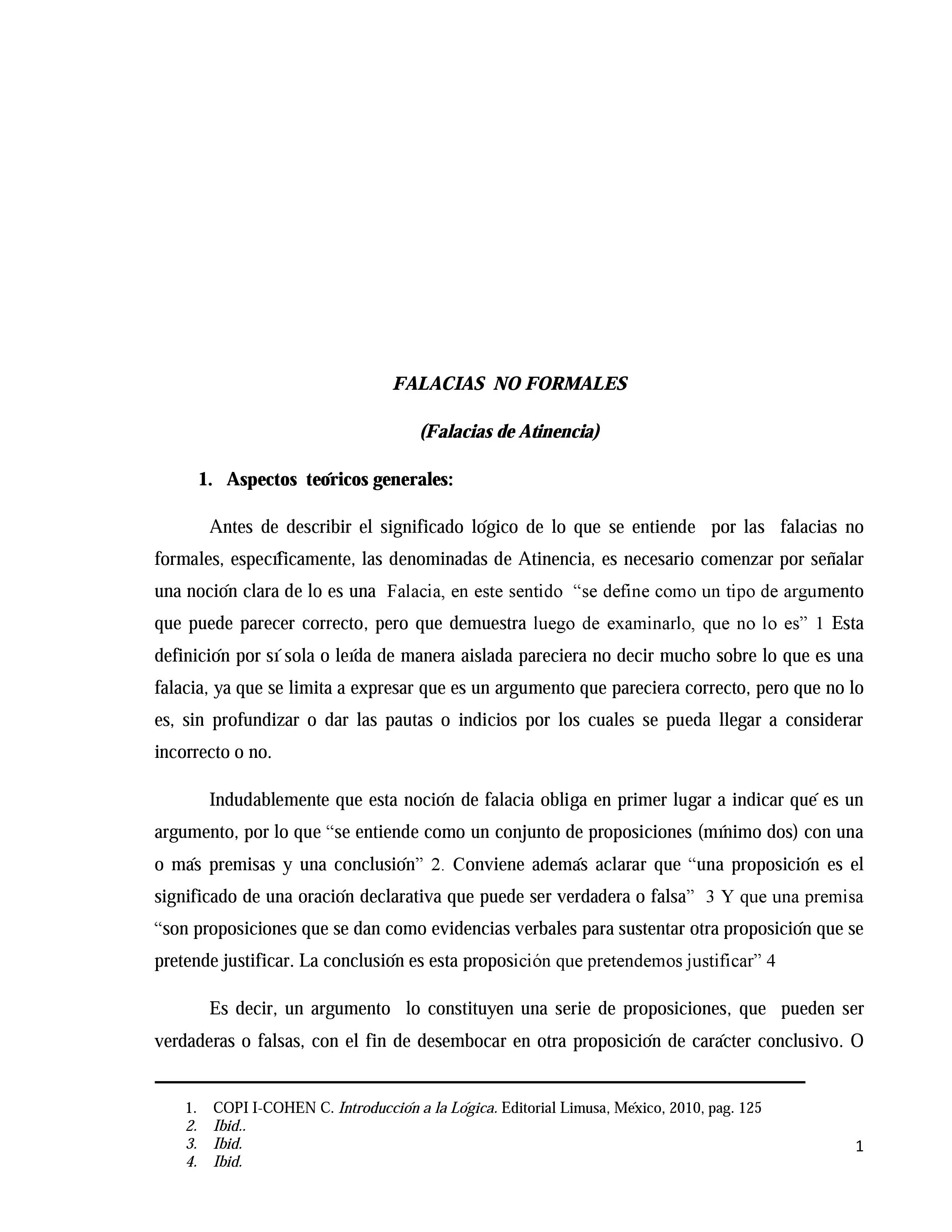Venezuela (1): Falacias no formales en el discurso de Chávez