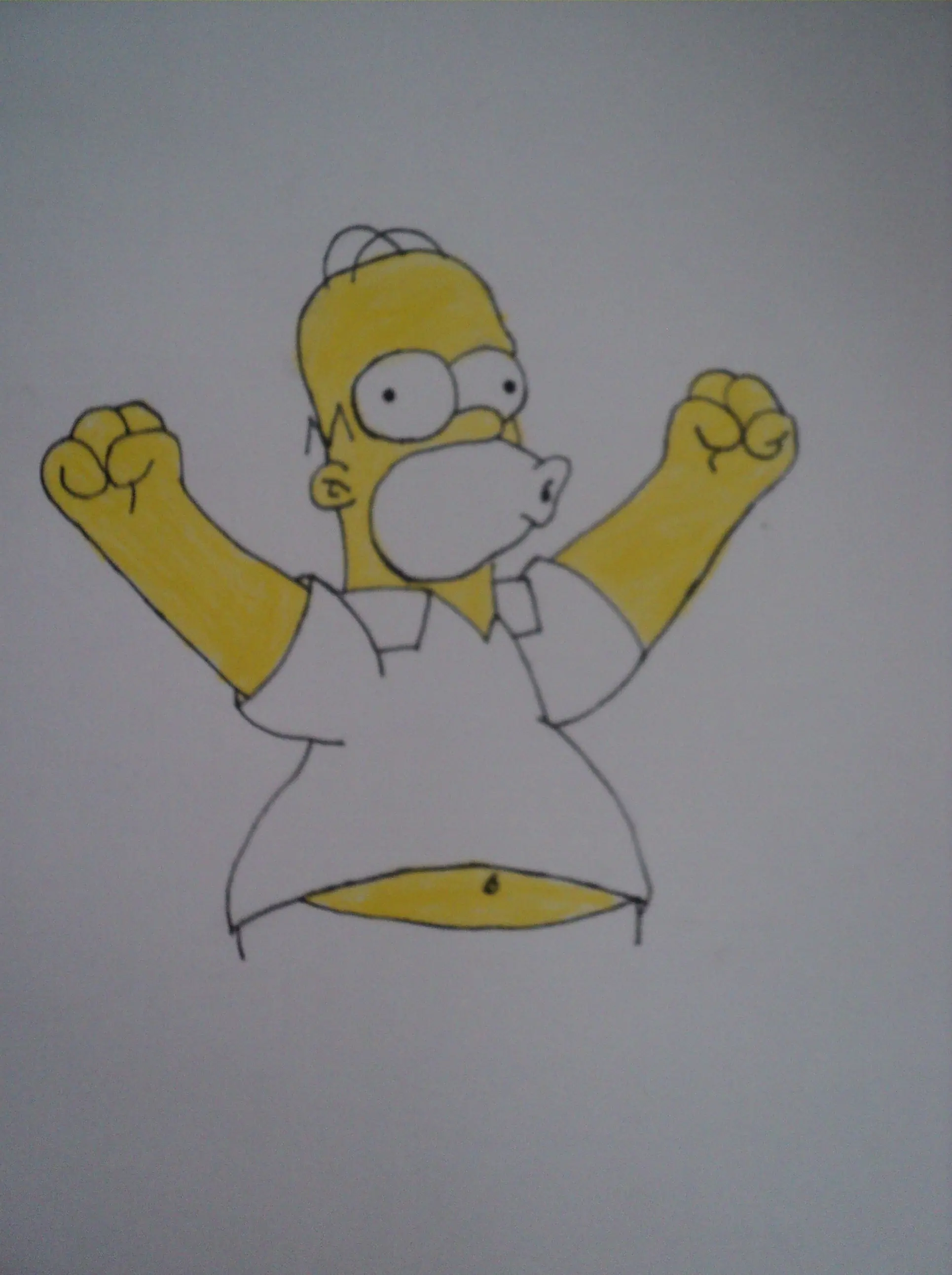Dibujo de Homero Simpson