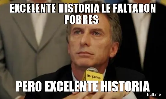 macri solo gana en taringa