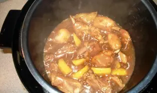 Pollo a la Manaos / receta propia