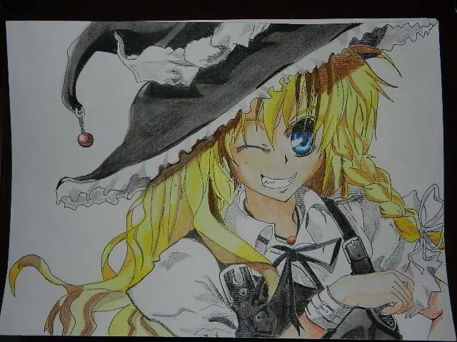 Mi primer dibujo a color.