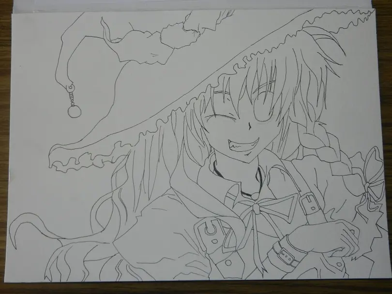 Mi primer dibujo a color.