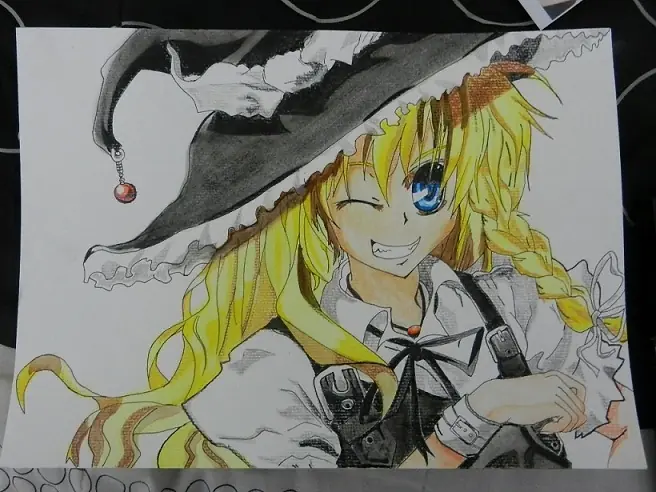 Mi primer dibujo a color.