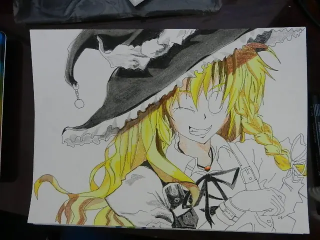 Mi primer dibujo a color.