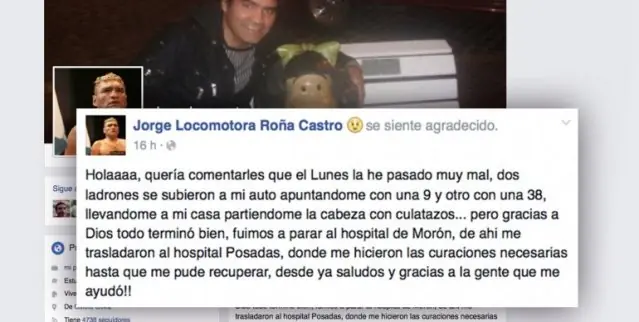 Le robaron al Roña Castro