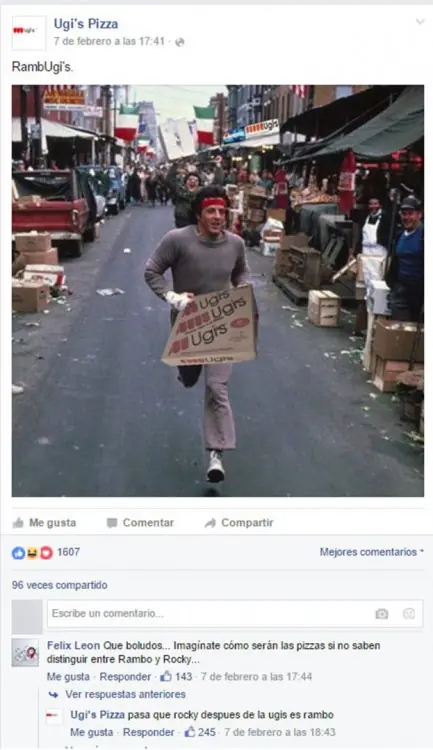 UGI’S Pizza vuelve al ataque trollea a clientes en Facebook