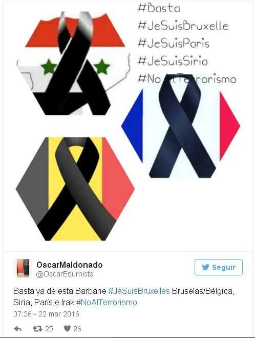#JeSuisBruxelles las redes ya se manifiestan, que opinas?