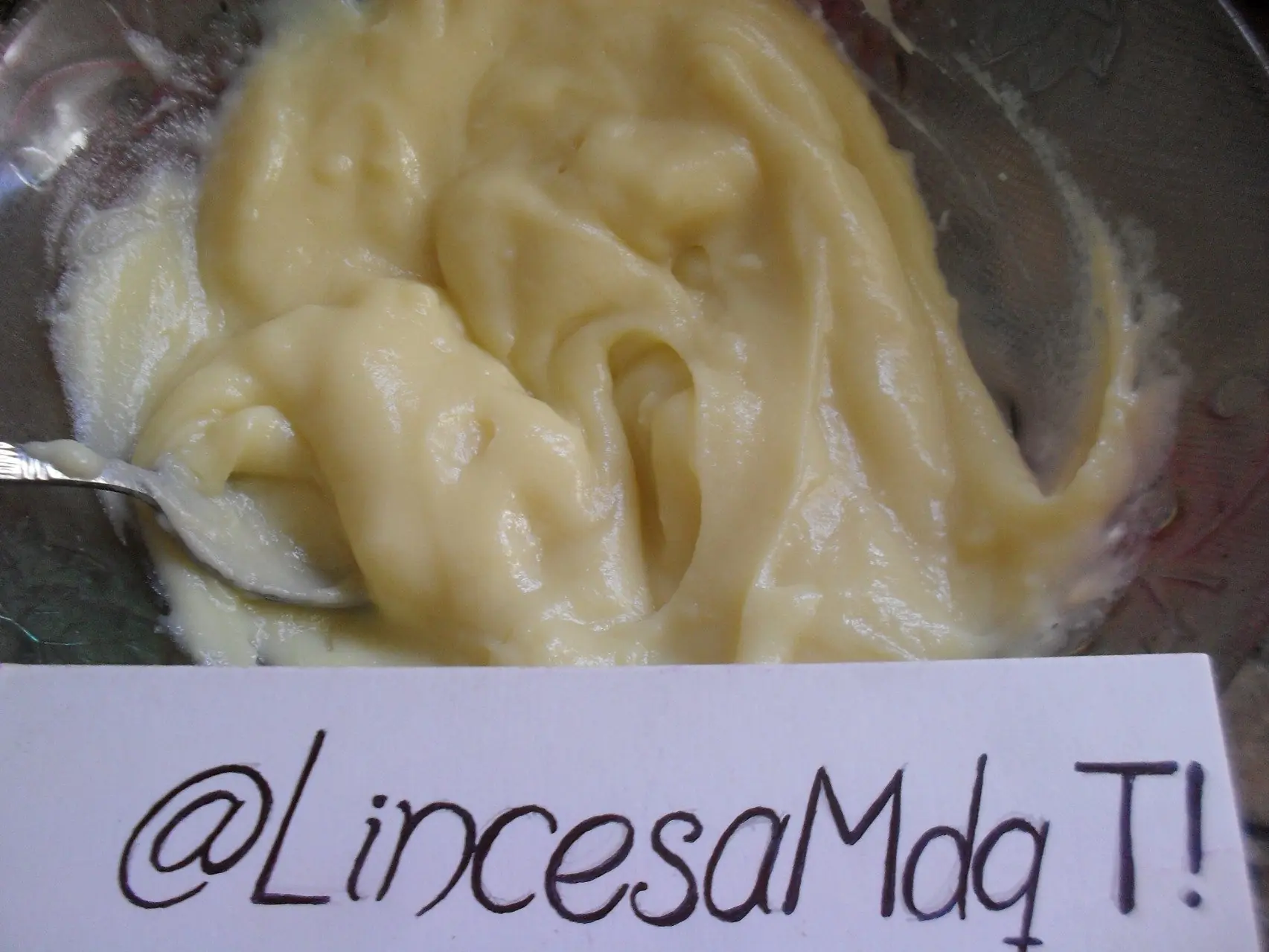 Crema Pastelera + Conitos de Hojaldre (Fotoreceta)