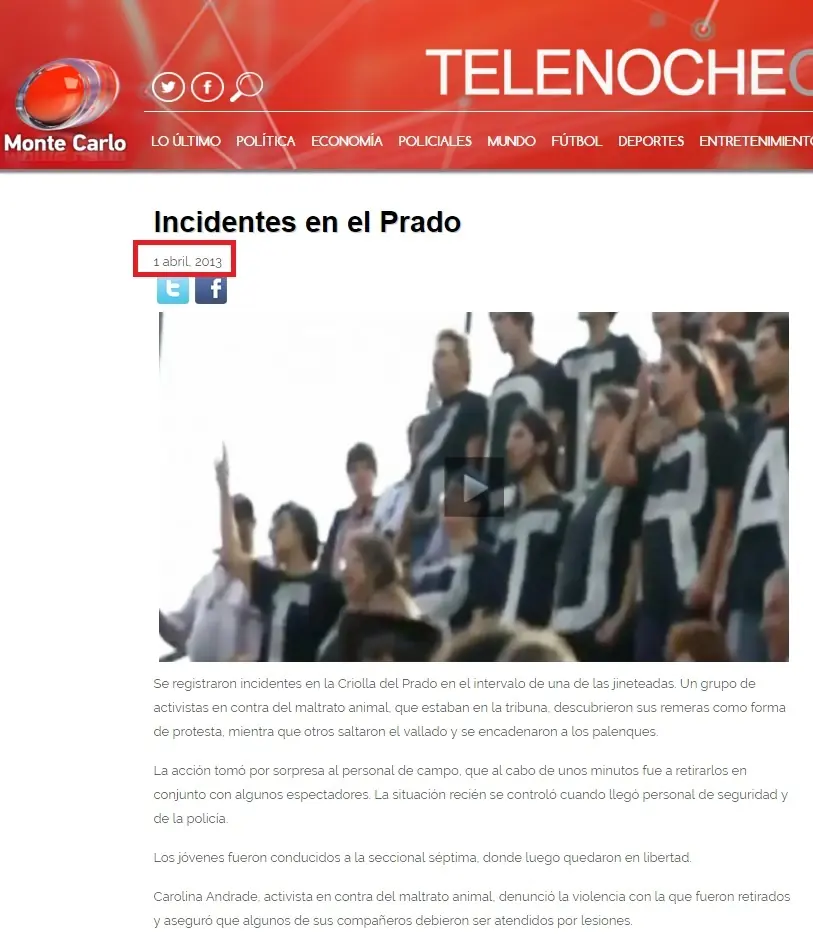Recopilación del Maltrato Animal y Abuso en las Criollas Recopilación del Maltrato Animal y Abuso en las Criollas