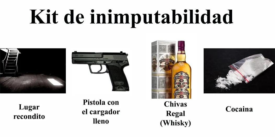 sos inimputable hermano
