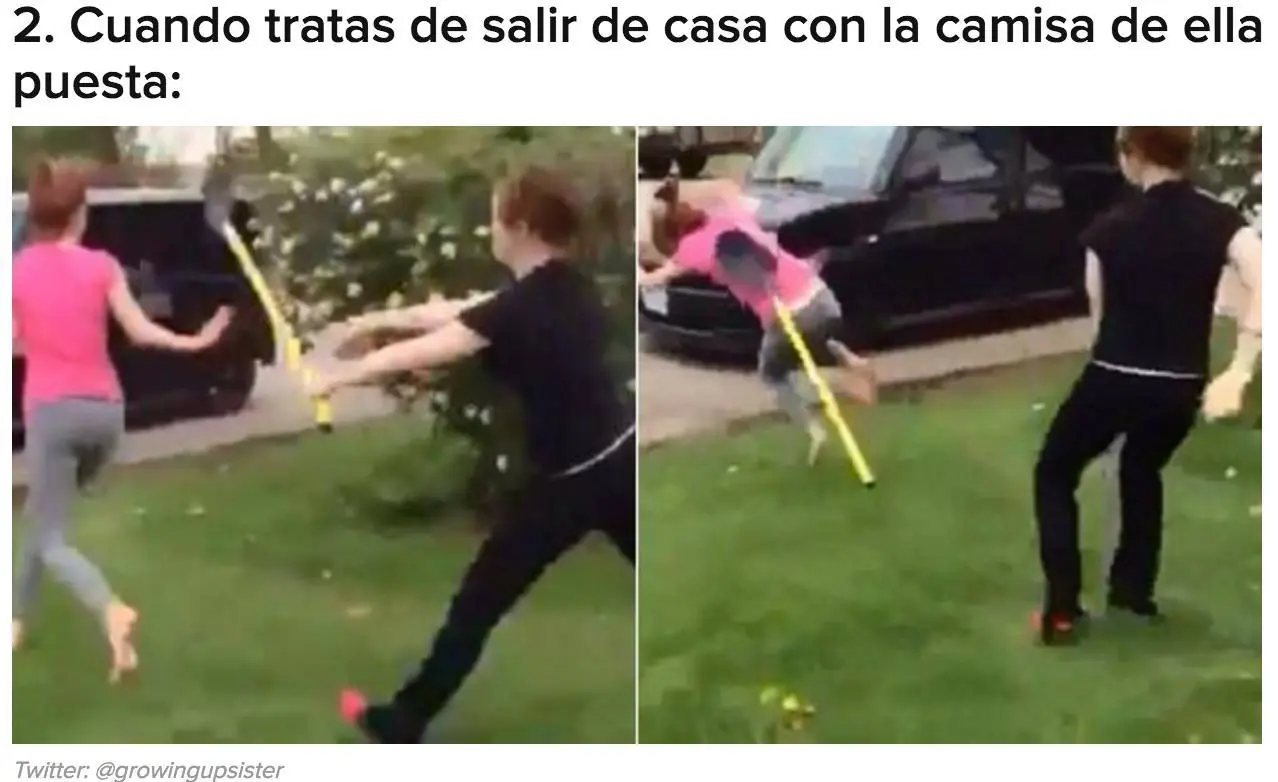 Fotos que definen perfectamente lo que es tener una hermana