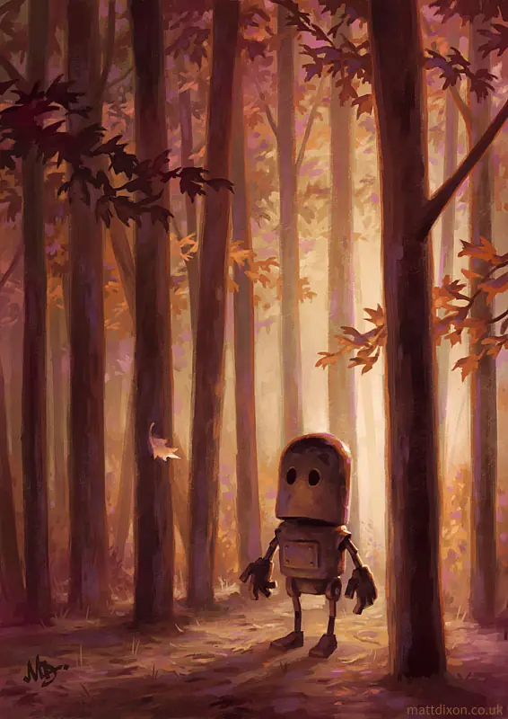La solitaria vida de un robot La solitaria vida de un robot