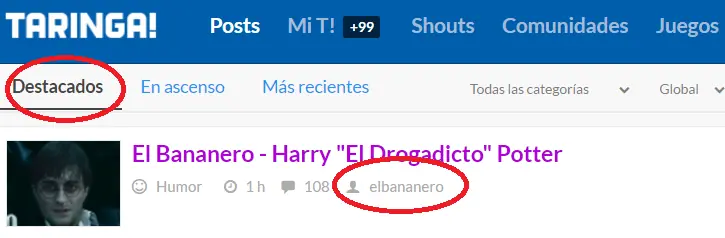 Crítica post de "El Bananero" Harry "El Drogadicto" Potter