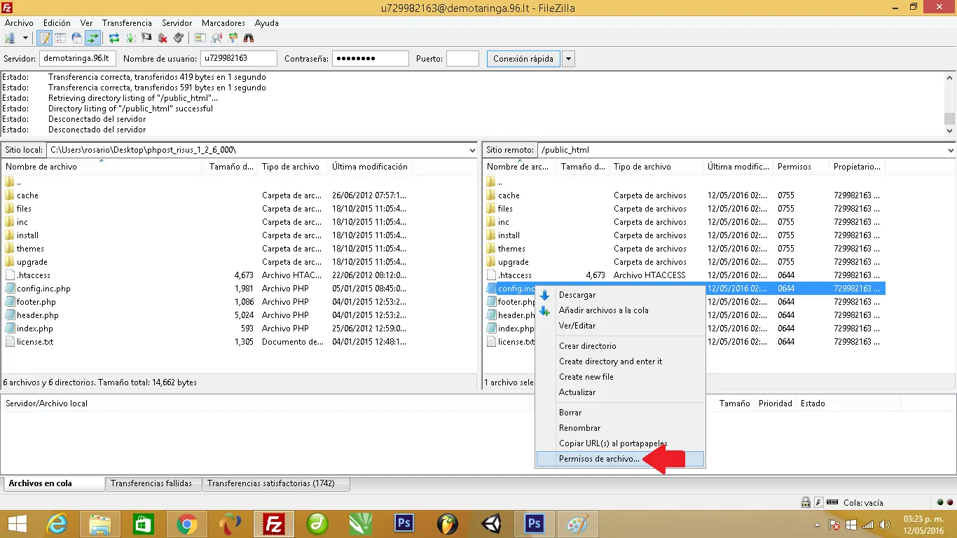 base de datos