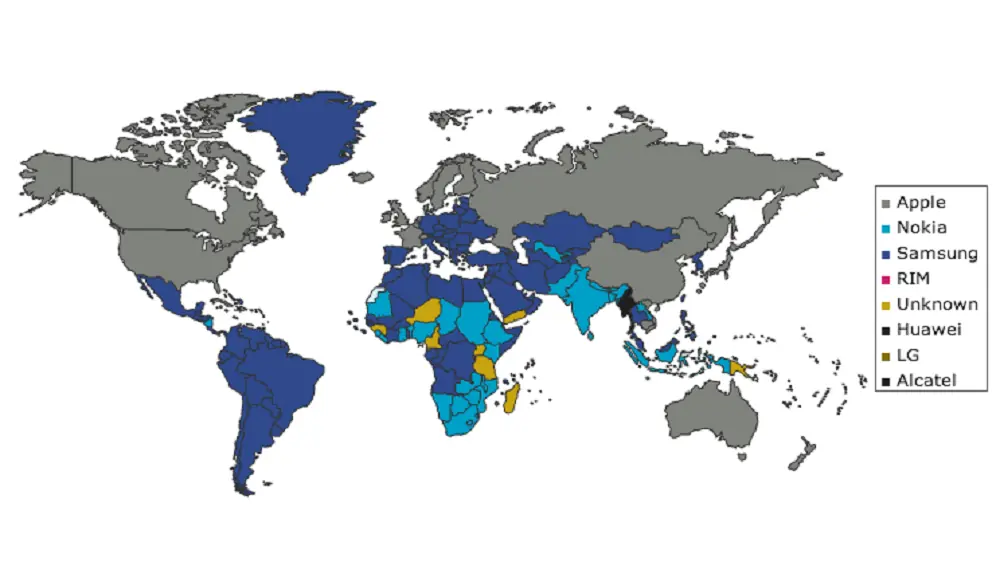 19 mapas que explican la geografía de Internet