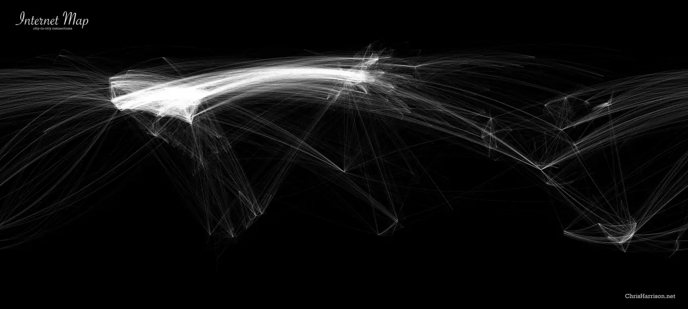 19 mapas que explican la geografía de Internet