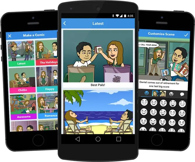Snapchat compraría Bitstrips, servicio de tiras cómicas y em