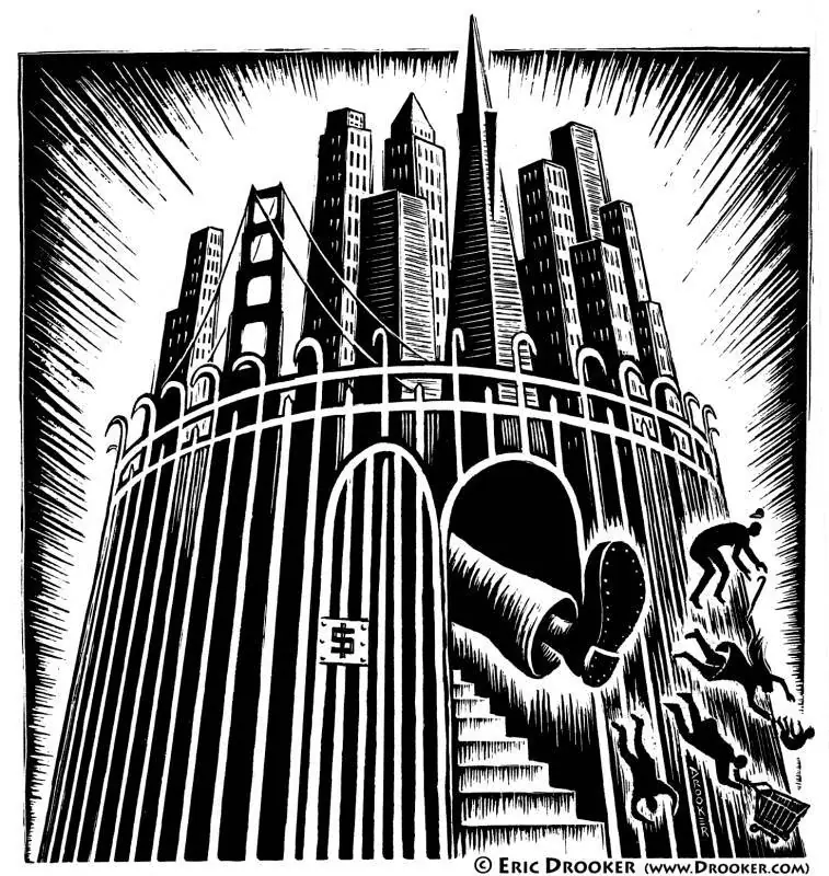Eric Drooker ilustraciones desde EE.UU