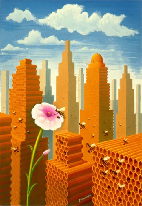 Eric Drooker ilustraciones desde EE.UU