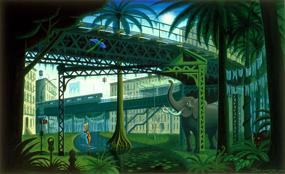 Eric Drooker ilustraciones desde EE.UU