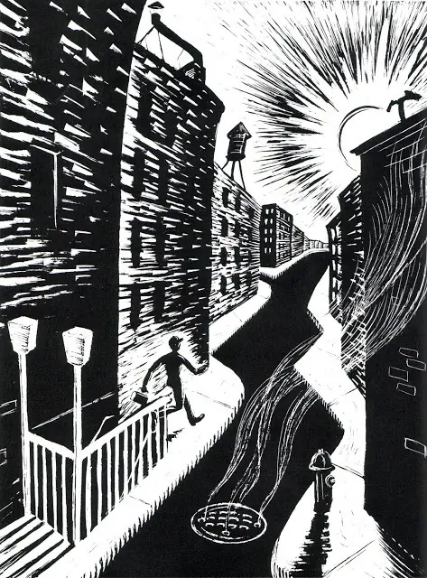 Eric Drooker ilustraciones desde EE.UU