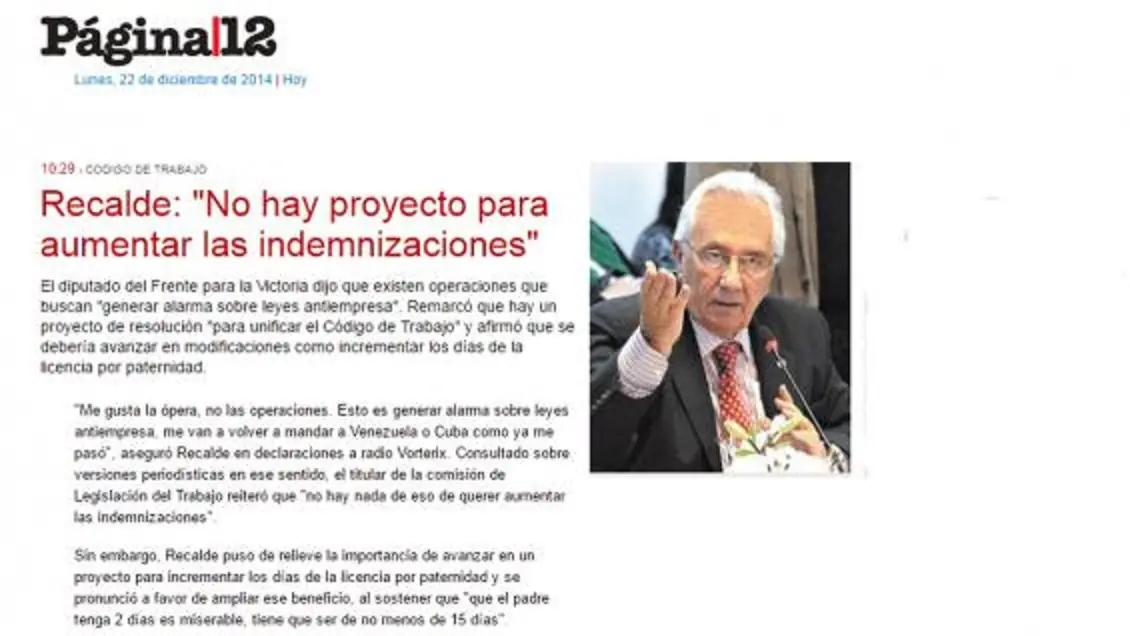 CFK te explica por que hay que vetar ley antidespidos